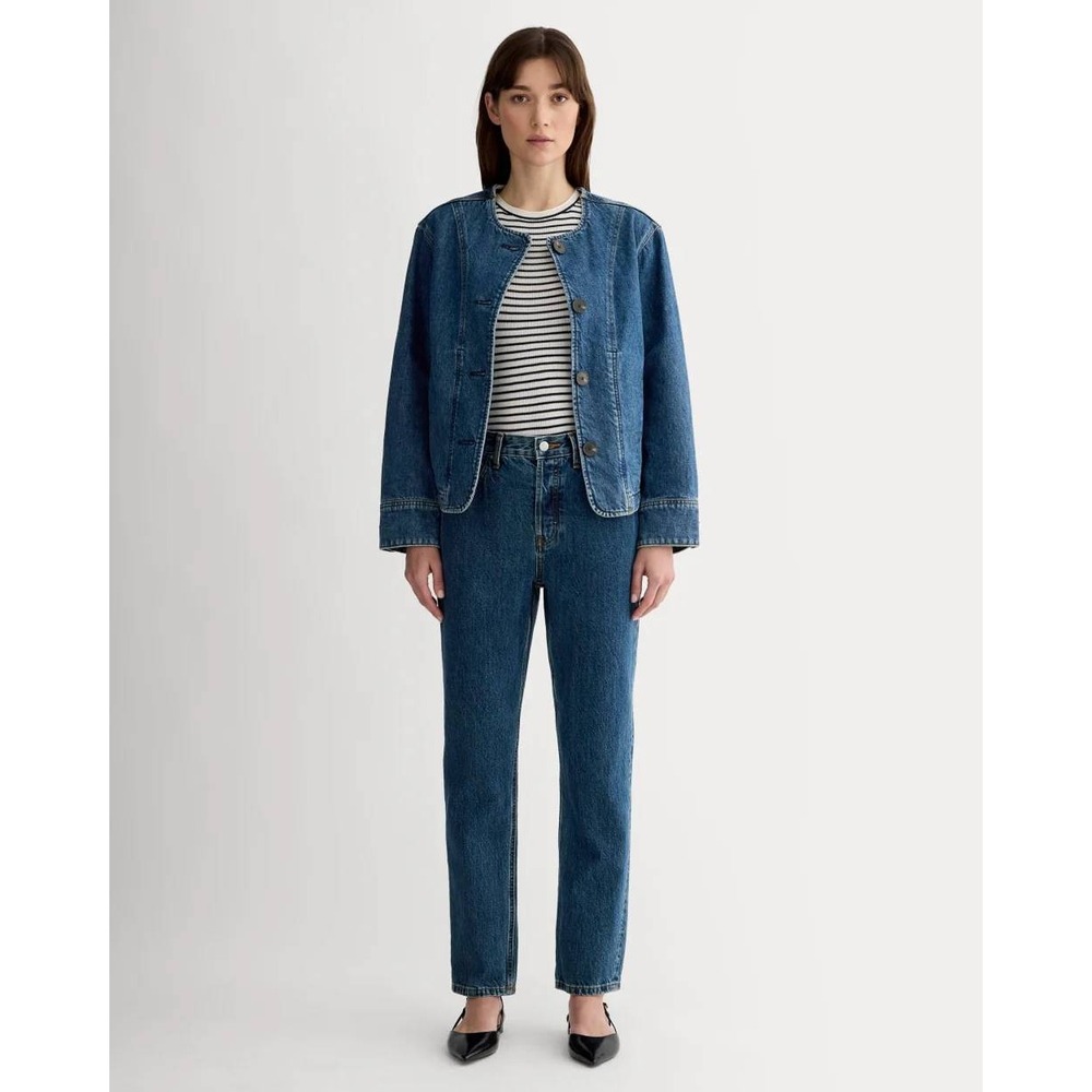 $128 Everlane The 90s Cheeky Jeans Organic Cotton Blue Size 31